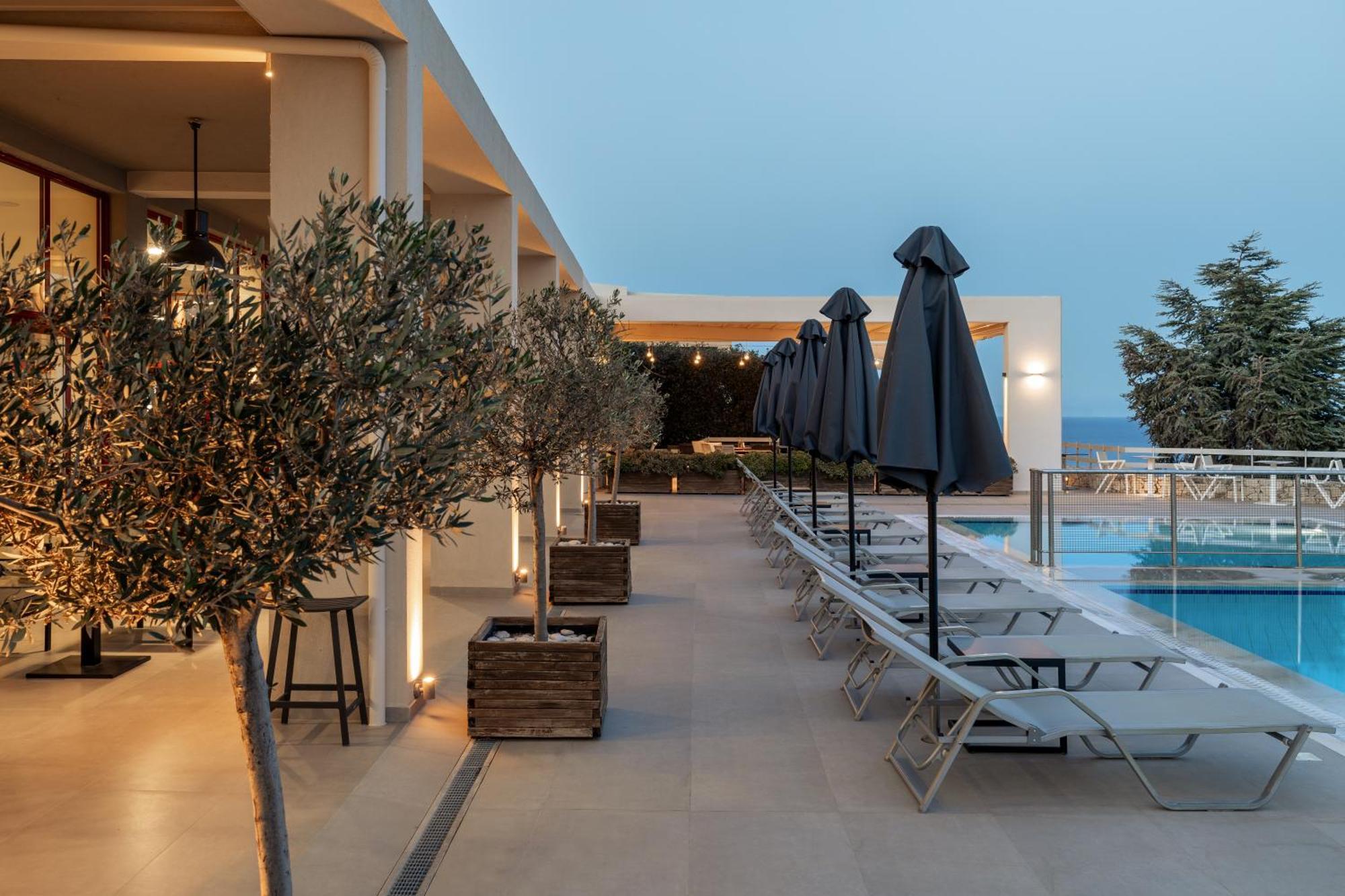 Asteris Hotel Skala  Bagian luar foto